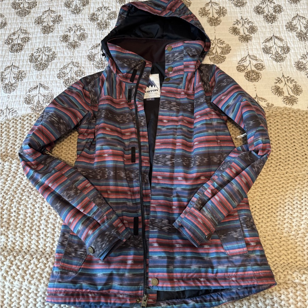 Burton Multicolor Striped Ski Jacket